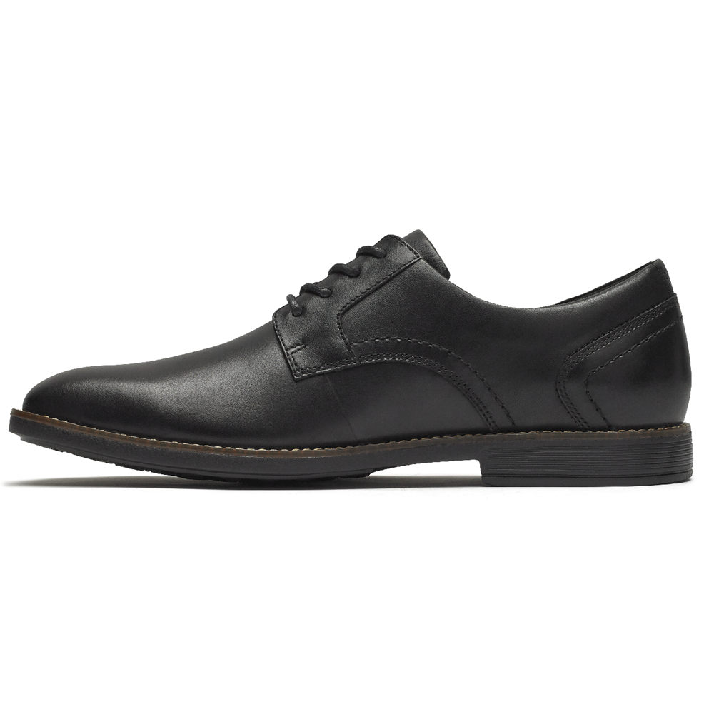 Rockport Snörskor Herr Svarta - Slayter Plain Toe Shoe - VJWNP0416